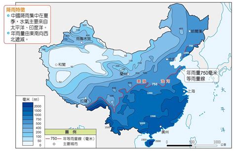 中國氣候分布圖|氣候